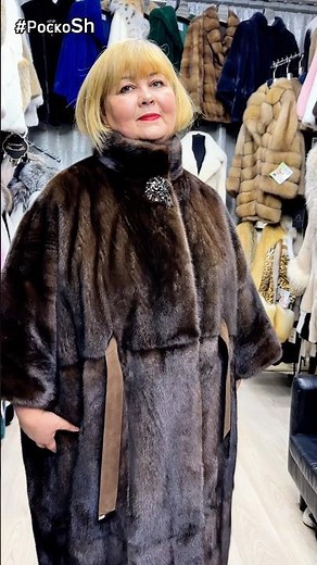 New in the salon: Mink fur coat up to size 70
