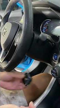 TOYOTA SMART KEY感應鑰匙沒電時的 發動引擎教學