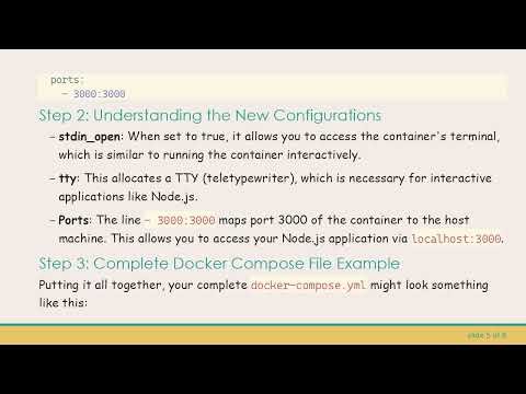 How to Run a Node.js Docker Container Using Docker Compose to Manage PHP App Assets