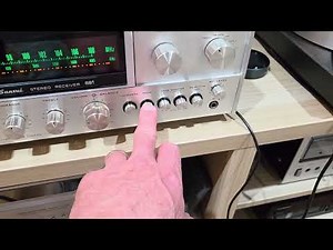 TOTL Sansui 881 Receiver Fully Restored demo Stereotomy The Alan Parsons Project