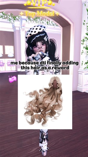 When I lost 73day streak but this hair login reward? 😿 #dti #dresstoimpress #dtiupdate #dtioutfits #robloxfyp