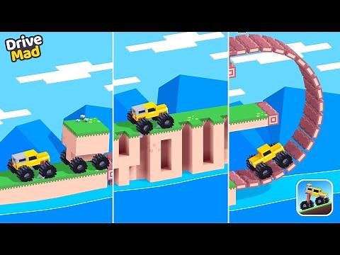 DRIVE MAD 81 TO 100 LEVEL COMPLETE GAMEPLAY IN FANCADE ANDROID/IOS || GAMING CUBE