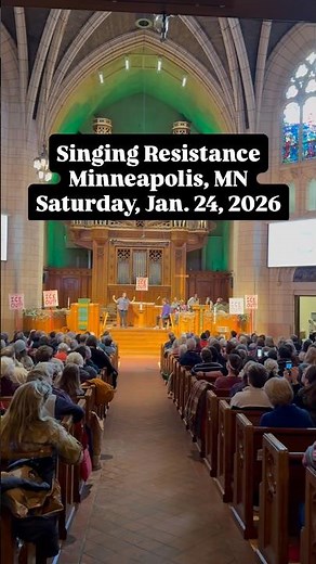 Singing Resistance vigil in Minneapolis, MN on Jan. 24, 2026. #minnesota #minneapolis #twincities
