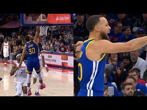 Steph Curry throws down first dunk in over 6 years and was so hyped 😂