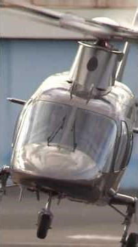 Helicopter Agusta A109E Power JA311C Landing and Takeoff