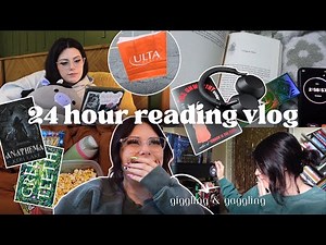 24-hour reading challenge ⏱️📚 a 5 star book (my new personality), shopping, & escape the readathon