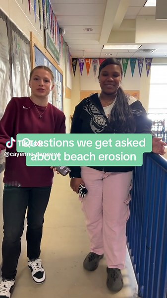 What question do YOU have about beache erosion? Comment any below! Beach erosion can be misunderstood, so learn what it is and how it is affected by things including humans. (This deserves a 100 for SURE😁) #bioproject #beacherosion #humanactivity #coastalhabitat #dunerestoration #beachnourishment #plantingvegetation #NCbeaches