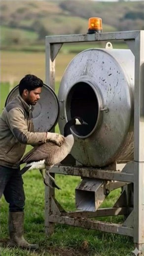 Canada Goose Farm Processing Machine | Ultra Realistic 4K AI Cinematic Concept
