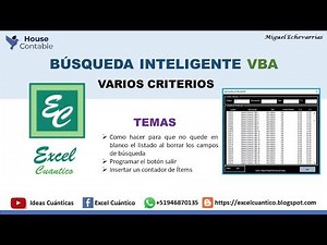 Como hacer una búsqueda inteligente en un formulario - Macros - 4ª Parte