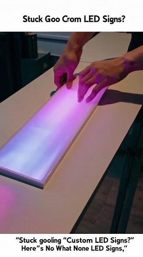Where can I find custom acrylic LED signs online?