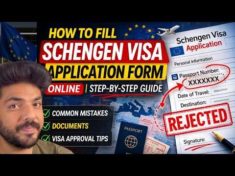How to Fill Schengen Visa Application Form Online | Step-by-Step Guide