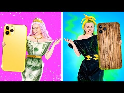 RICH STUDENT TURNS HOMELESS || Body Swap! Rich vs. Poor Student by 123 GO! SCHOOL