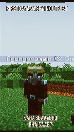 First day as a spy in outpost #minecraft