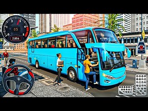 Offroad Bus Drive 3D Simulator - Luxury Real City Bus 2025 - Android GamePlay