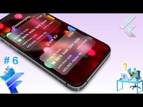 Glass effect | Glassmorphism flutter | Frosted UI flutter