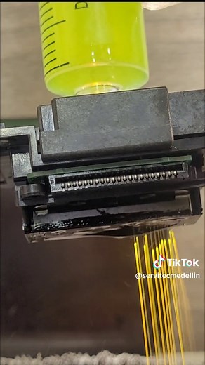 Nozzle Check for L3210 Head Printer Maintenance