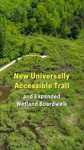 New Universally Accessible Trail & Expanded Wetland Boardwalk at This Nature Preserve in Dryden NY