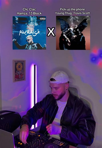 (Mashup) Hamza ft. 13 Block - Clic Clac X Young Thug ft. Travis Scott - Pick up the phone 🔥 #dj #mashup #travisscott #hamza #pourtoi