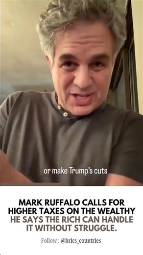 📰 BREAKING NEWS: Mark Ruffalo Pushes Higher Taxes on Wealthy: 'They Can Handle It!' 🇺🇸
