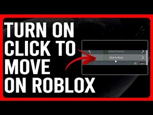 How To Turn On Click To Move On Roblox (How To Use Click To Move On Roblox)