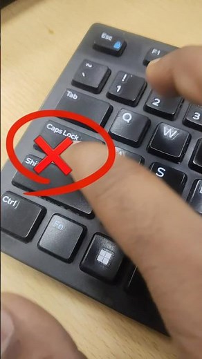 computer keyboard caps lock not working | laptop keyboard caps lock problem