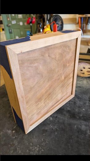 A simple method for miter box glue up. #woodworking #woodshop