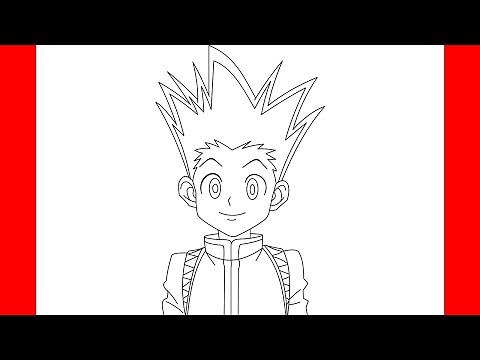 How To Draw Gon From Hunter X Hunter - Step By Step Drawing