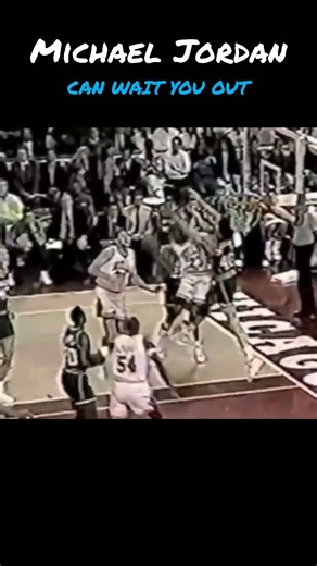 MID-AIR MASTER: Jordan CLOBBERED and STILL MaKeS IT #goat #nba #michaeljordan
