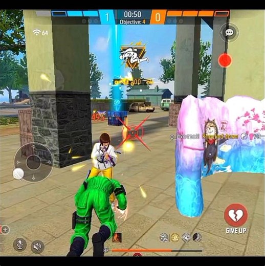 20 HP 😱 vs 200 HP 💀 ONE TAP HEADSHOT 🔥 #shorts