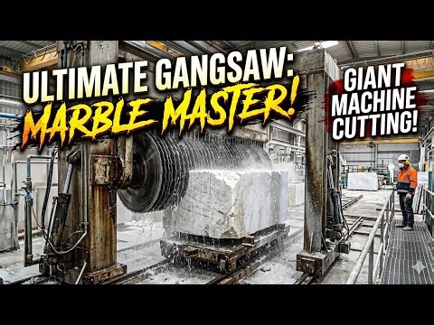 Huge Marble Block Cutting Machine 😧