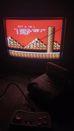 4-in-1 S17 on Lifa SM-888-IV #famiclone #dendy #retrogaming #retro #nostalgia #crtgaming