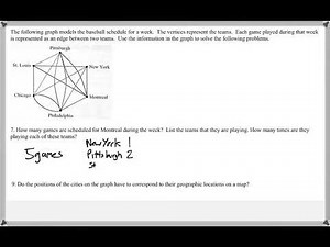 Math 118 : 8.1 #7, #9 (Mathematical Explorations Tutorial : Graph Theory Introduction)