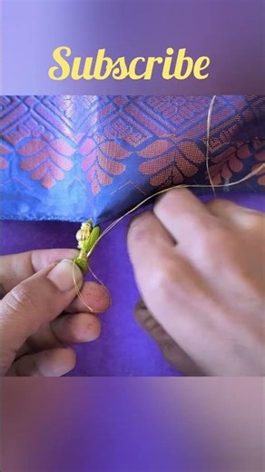 Simple and easy saree kuchu design #sareekuchh