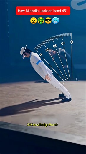 How Michael Jackson Defied Gravity at 45° 😳 (Secret Revealed!)#trendingshorts #facts #viralshort