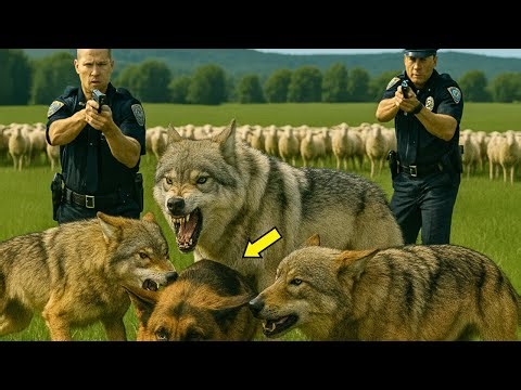Heroic Rescue Team Saves Brave German Shepherd from the Fangs of Ferocious Wolves