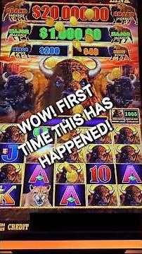 WOW! HUGE WIN ON BUFFALO LINK SLOT! #vegas #casino #slots #vegasslots