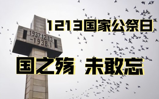 1213国家公祭日 国之殇 未敢忘 铭记历史 勿忘国耻