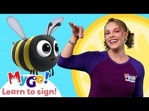 Learn Sign Language with Blippi Wonders! | Flies | MyGo! | ASL for Kids - Videos For Kids