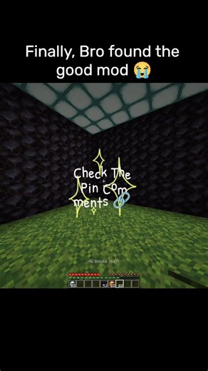 Bro, found a good mod 😭 #minecraft