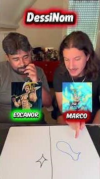 Guess the character drawing challenge Special anime manga Escanor from The Seven Deadly Sins vs M...