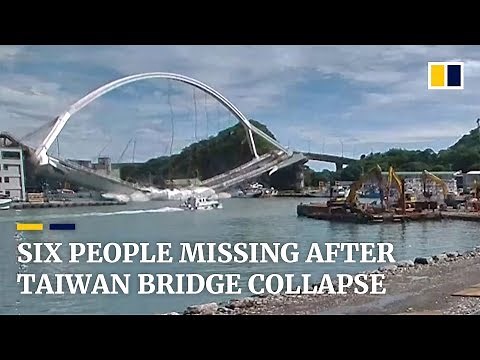 Six people missing after Taiwan bridge collapse