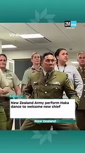 35K views · 302 reactions | New Zealand Army perform Haka dance to welcome new chief. #newzealand #haka #2menglish | 2M.ma | Facebook