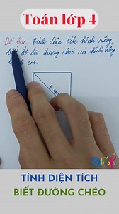 Toán lớp 4 | Tính diện tích hình vuông #toanlop4 | Cô Nguyễn Hương Ly - Đồng hành giúp con học tốt