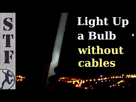 Light up a Bulb Under High Voltage Power Lines