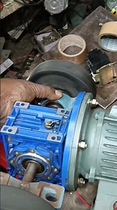 Speed Control of Induction motor using VFD #vfd #variablefrequencydrive #inductionmotor #gearbox