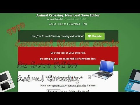 [Tuto] Comment Ce Servir du Save Editor ACNL (Vf)