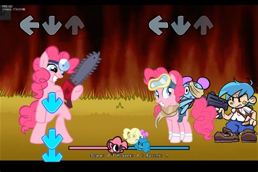 FNF小马宝莉模组-Psycho Pie Vs. Pinkie Pie-Confroning-yourself