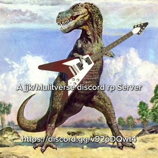 a Jjk, and Multiverse discord rp server. Join to see. link in comments/description