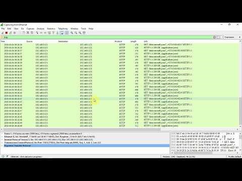 Using Wire Shark To Look At JSON Packets From ADS-B Dump1090
