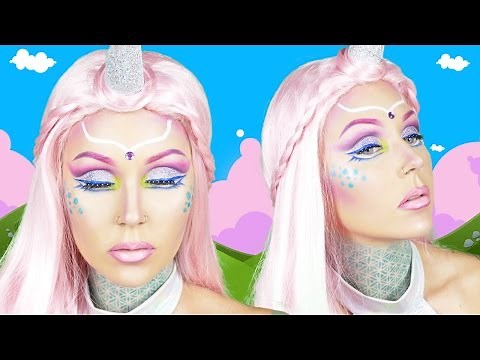 Unicorn Halloween Makeup Tutorial With Kristen Leanne!